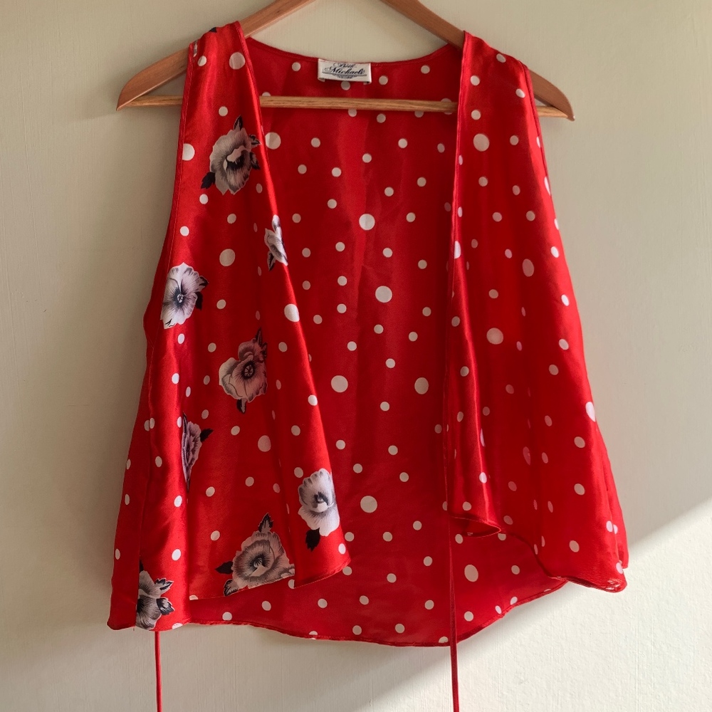 3 for $15 Vintage Polka Dot top size M